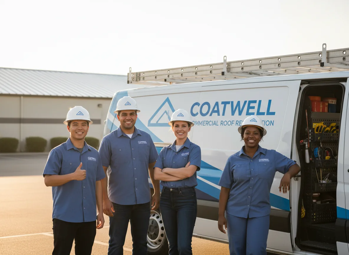 Commercial roof coating company in Avera, GA